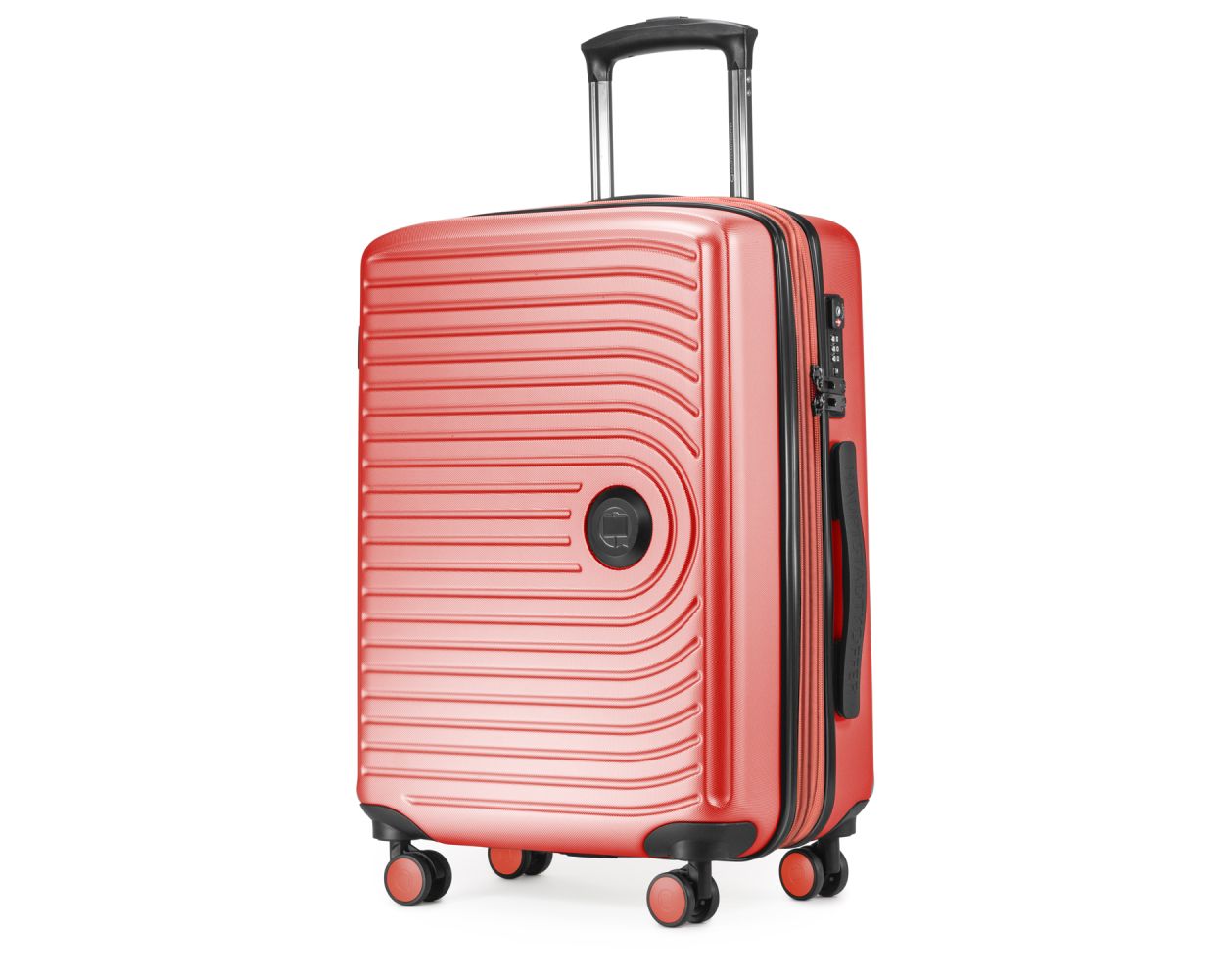 In optocht Leesbaarheid MITTE - Hard-Side Hand Luggage Lilac Mat, TSA, 55 cm, 55 Liter