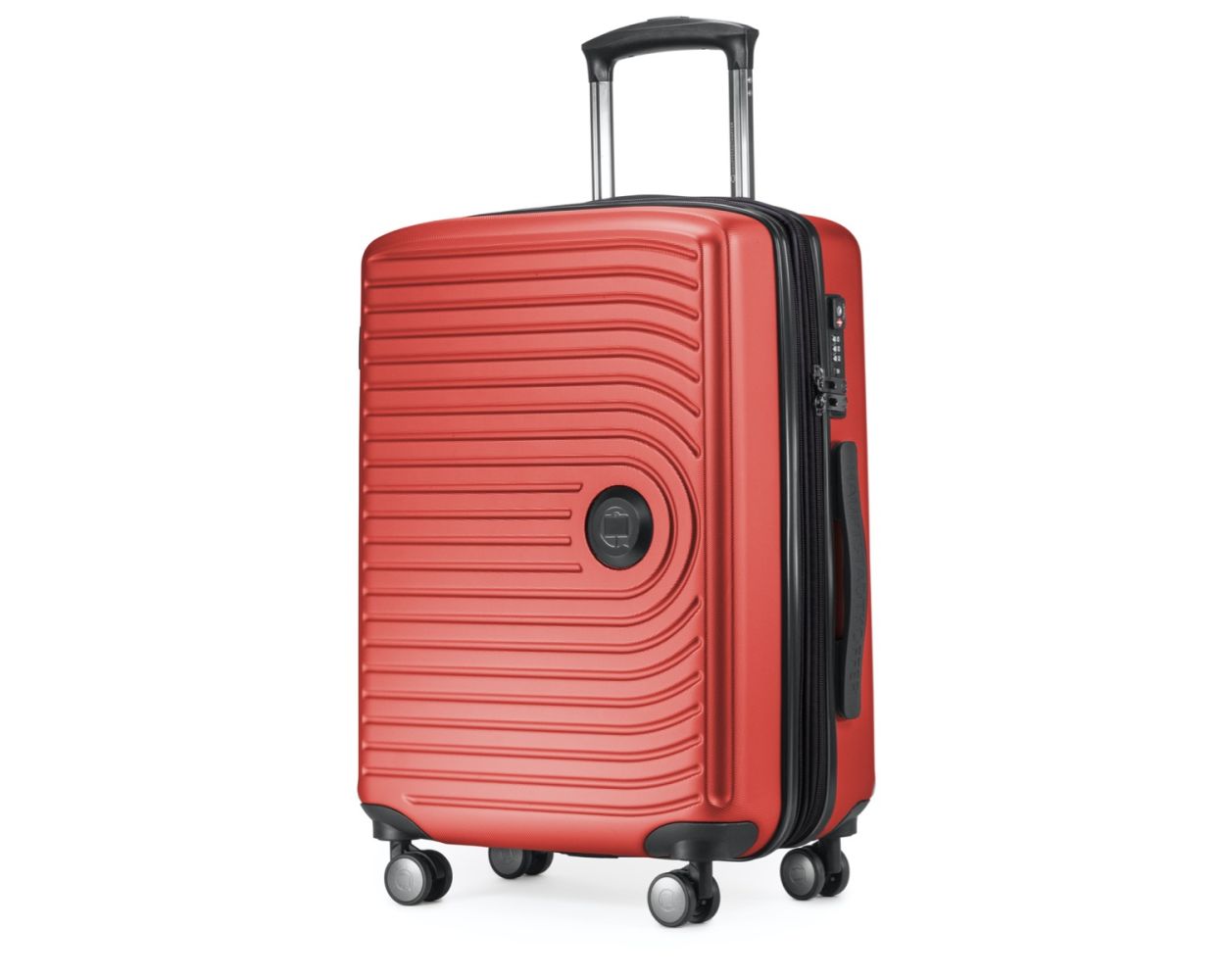 Handgepäck Hartschale Rot – MITTE matt, TSA, Liter 55 cm, 55