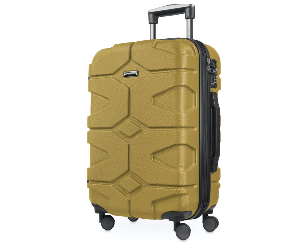 Handgepäck TSA, 55 Liter Hartschale X-Kölln – cm, 42-50 Koffer, Herbstgold,
