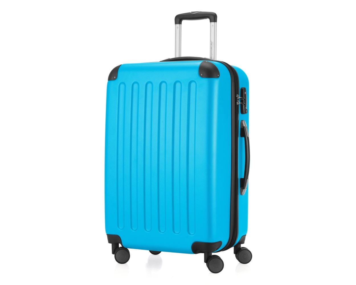Hartschale Koffer matt, - 82 Liter 65 TSA, Cyanblau Spree cm,