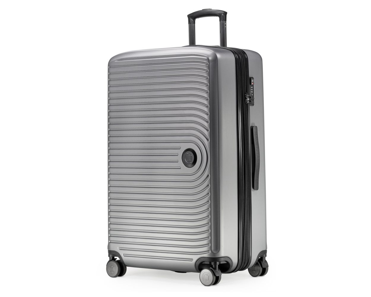 Koffer Silber 77 127 matt, Liter cm, - MITTE Hartschale TSA, Großer