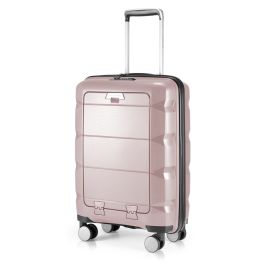 Hand Luggage On-Board Suitcase Cabin Bag Hardside Spinner Trolley 4 Wheel 56 cm HAUPTSTADTKOFFER Burgundy matt Kotti 37 Liter TSA