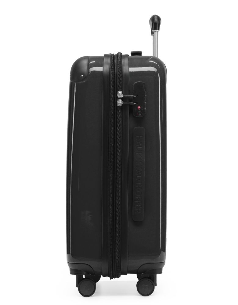 HADOU LEQTHER Experience 黒 ケース Alex Hard-Side Hand Luggage Black Glossy | Hauptstadtkoffer