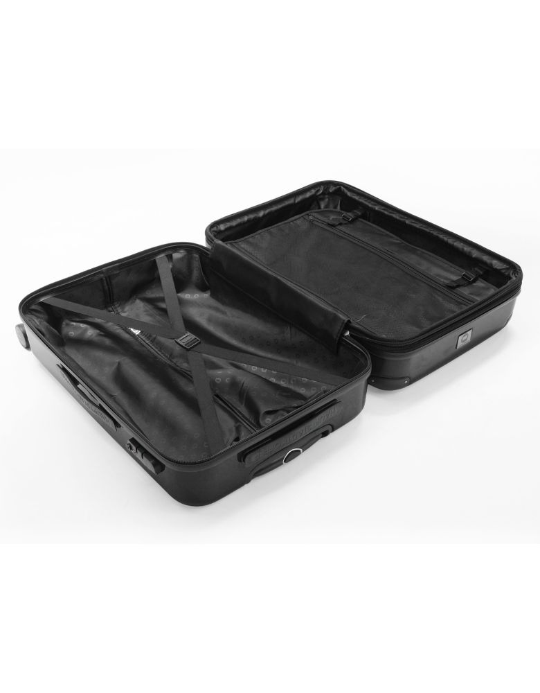 Alex Hard-Side Hand Luggage Black Glossy | Hauptstadtkoffer