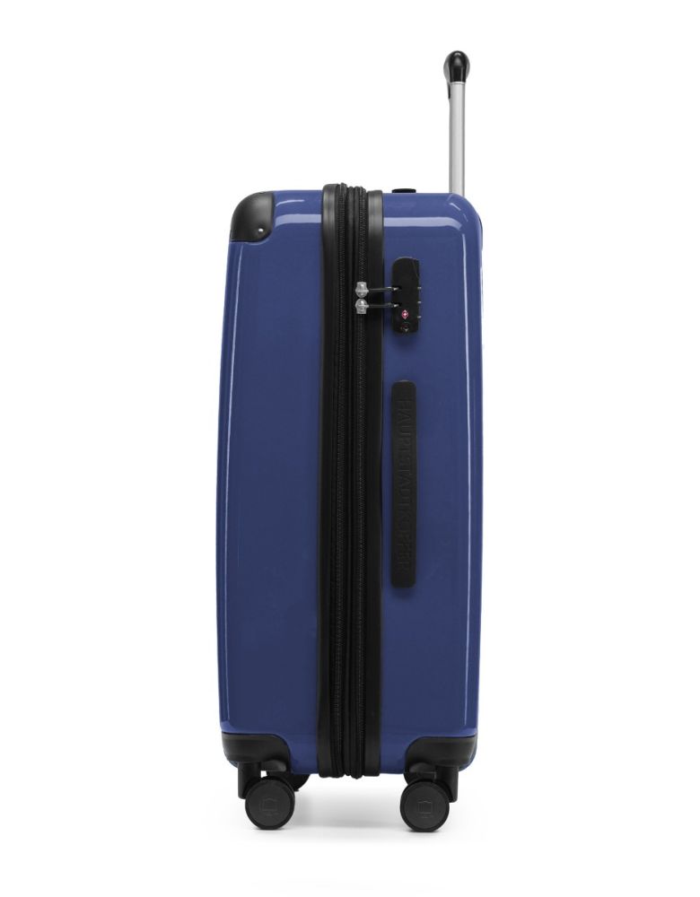 Alex Luggage Dark Blue Glossy, 65 cm, TSA | Hauptstadtkoffer