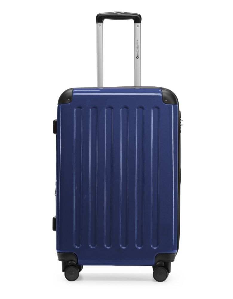 Alex Luggage Dark Blue Glossy, 65 cm, TSA | Hauptstadtkoffer