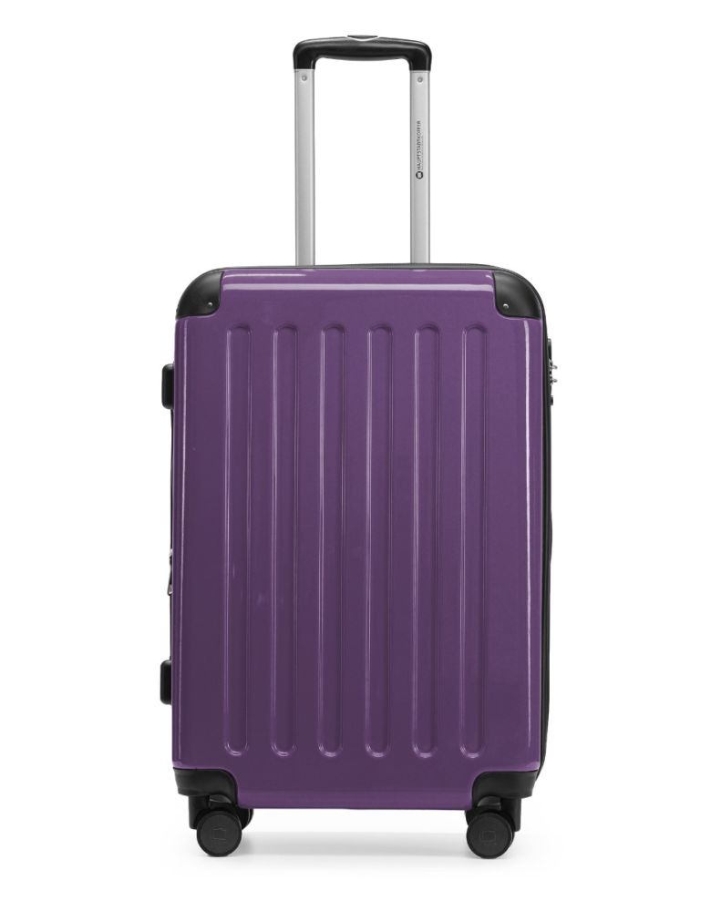 Alex - Koffer Hartschale Aubergine glänzend, TSA, 75 cm, 119 Liter