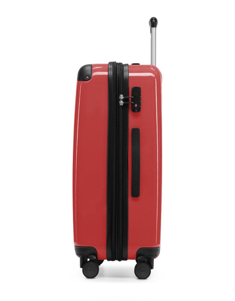 Alex Hard-Side Luggage Red Glossy, 65 cm, TSA | Hauptstadtkoffer