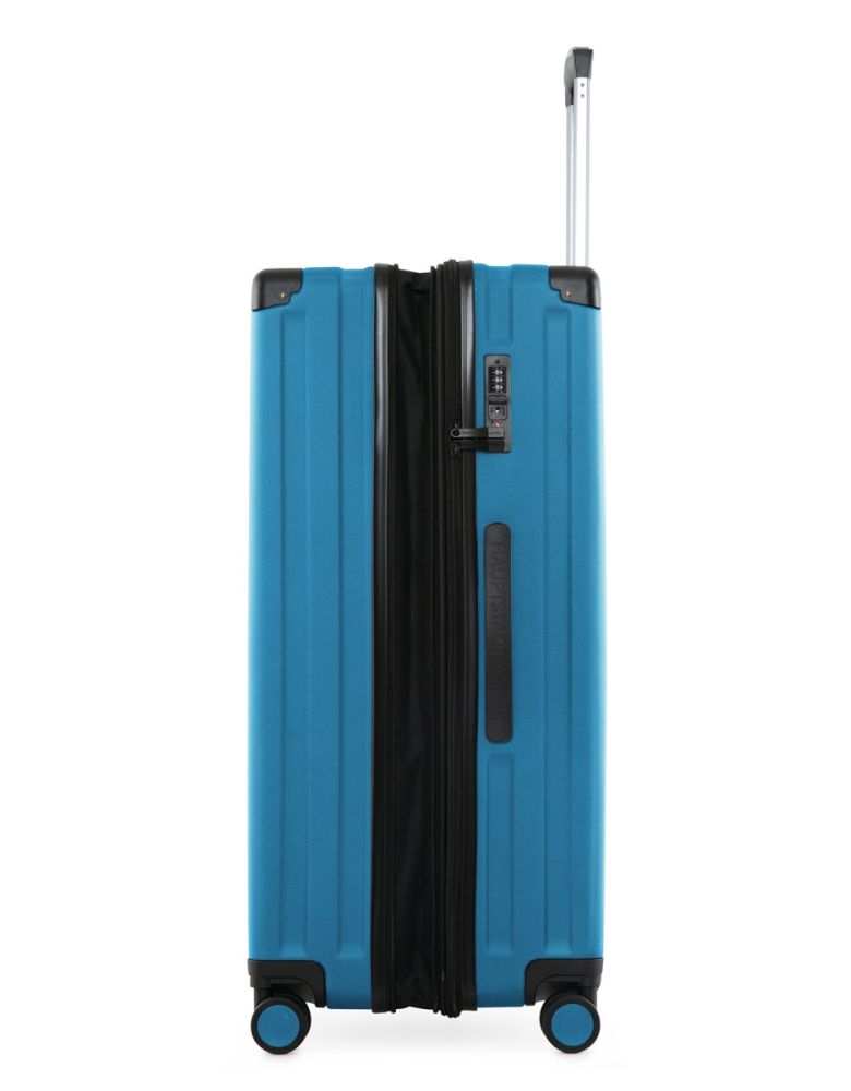 Q-Damm Hard-Side Large Suitcase Cyan Blue Matt | Hauptstadtkoffer