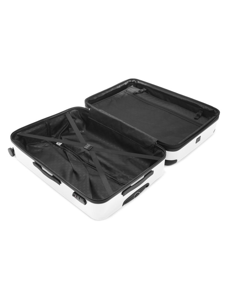 Alex Luggage White Glossy, 75 cm, TSA | Hauptstadtkoffer