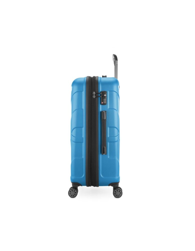 Suitline Large expandable suitcase, Cyan blue | Hauptstadtkoffer