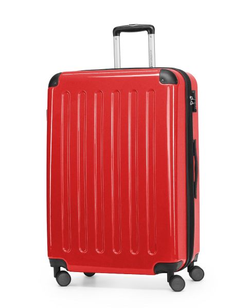Alex - Koffer Hartschale Rot glänzend, TSA, 75 cm, 119 Liter