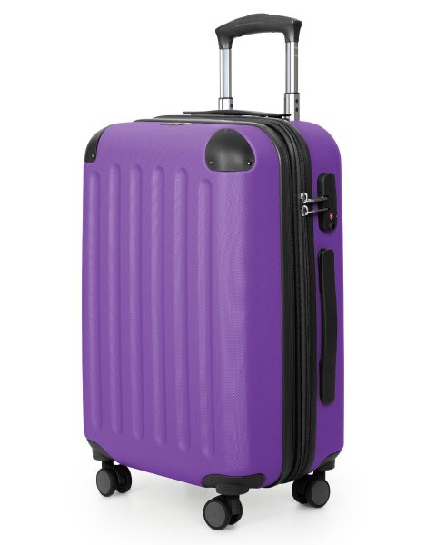 Spree - Handgepäck Koffer Hartschale Lila matt, TSA, 55 cm, 42 Liter