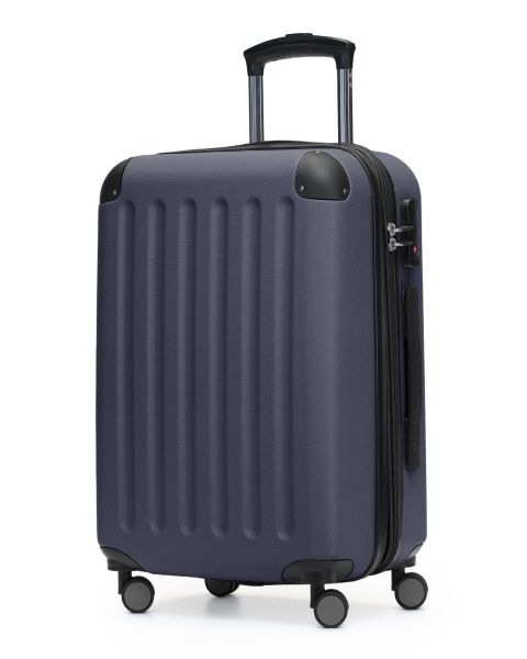 Spree - Handgepäck Koffer dunkelblau/matt mit 4 Rollen - Vorderansicht