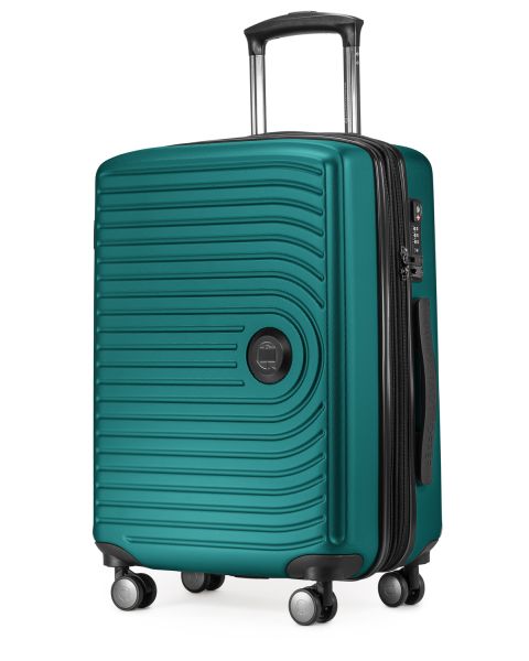 Mitte - Handgepäck Hartschalenkoffer -  Türkis matt - 55x40x20 cm - Titelbild