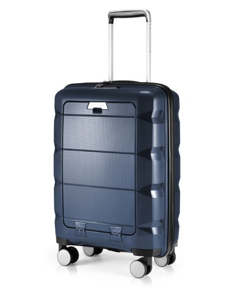 Britz - Handgepäck Hartschalenkoffer Trolley, TSA, 55 cm, 34 Liter Dunkelblau