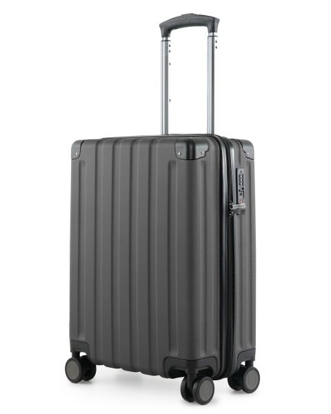 Q-Damm - Handgepäck Hartschale Graphite matt, TSA, 54 cm, 38 Liter 