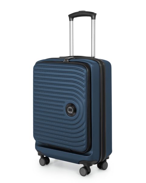 Mitte – Handgepäck mit Laptopfach, Toploader, XL Erweiterung, TSA, 55 cm, 47 Liter, Dunkelblau