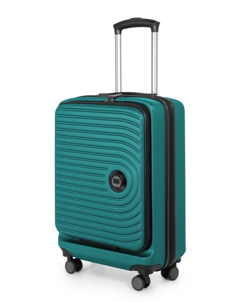 Mitte – Handgepäck mit Laptopfach, Toploader, XL Erweiterung, TSA, 55 cm, 47 Liter, Türkis