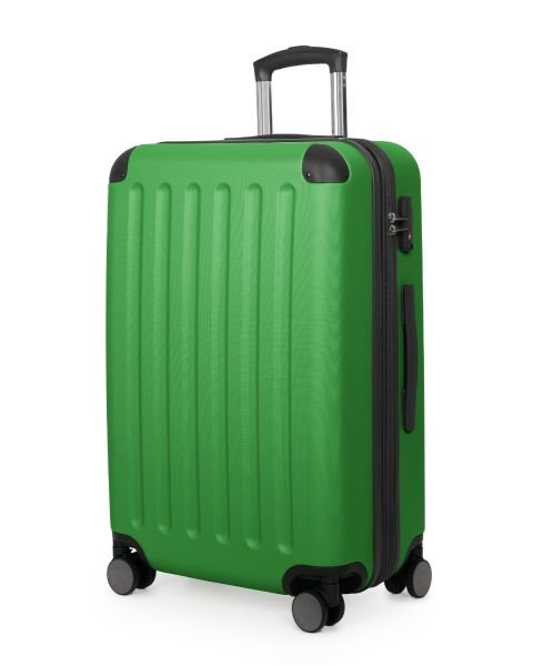 Spree - Hard-Side Luggage Green Mat, TSA, 75 cm, 119 Liter