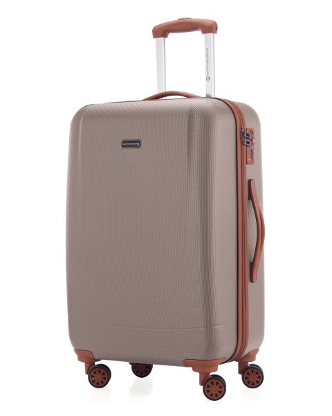 Wannsee - Mittelgroßer Koffer - Hartschalenkoffer - Titelbild Champagner