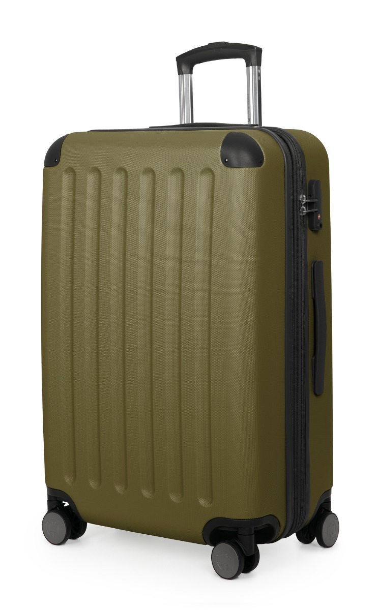 Spree Hard-Side Luggage Avocado Matt, 65 cm | Hauptstadtkoffer