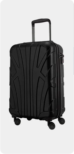 Schwarzer Suitline Koffer mit Laptopfach – Link zur Serie SUITLINE von Hauptstadtkoffer